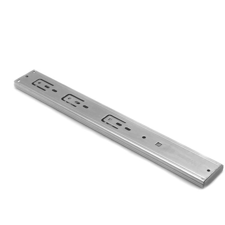 Manufacturing Soft Close Telescopic Slide Push Open Full Extension Channel Rails Ball Bearing Cabinet Drawer Slides
