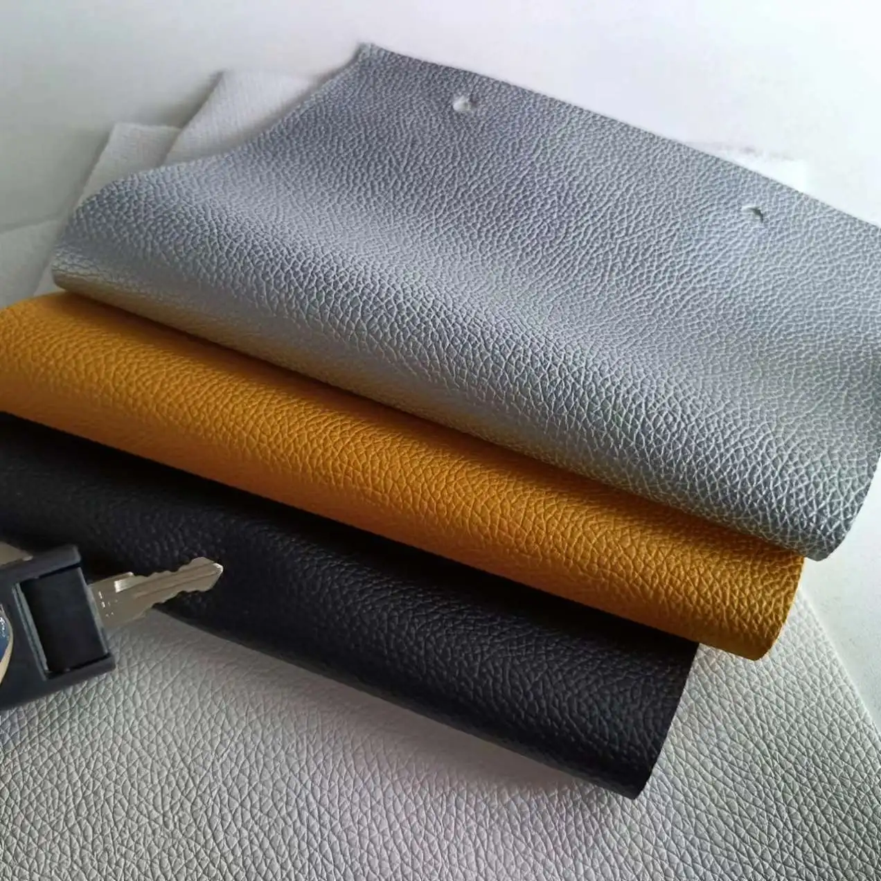 Anti-Scratch Vegan Pu Cork Leather Bio Leather Cork Fabric, Design Recycled Elastic Soft Pvc Vinyl Synthetic Leather