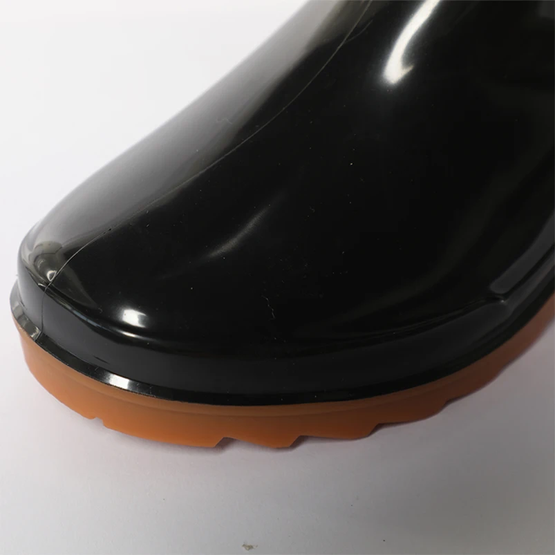 Manufacturer Supplier Durable Fashion Pvc Boots Plastic Rain Shoes Fishing Waterproof  Rubber Rain Boots for Men