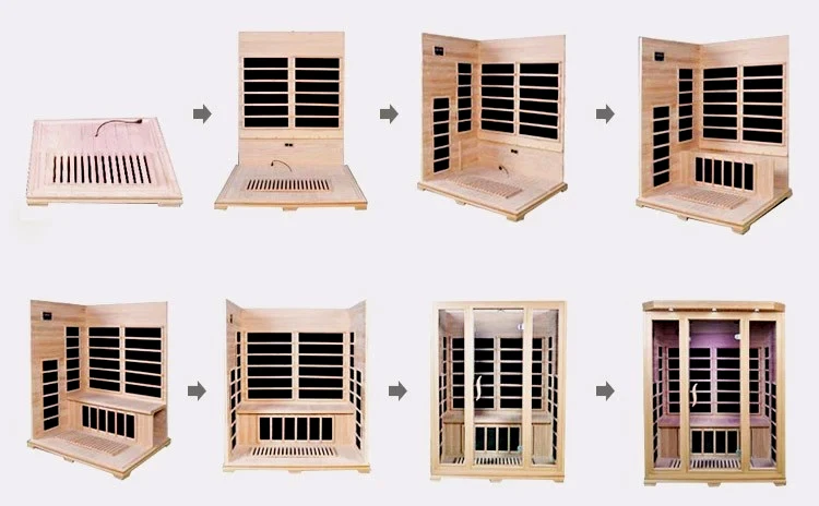 Hot Sale Sauna Infrared Sunna Room For 4 People Capacity