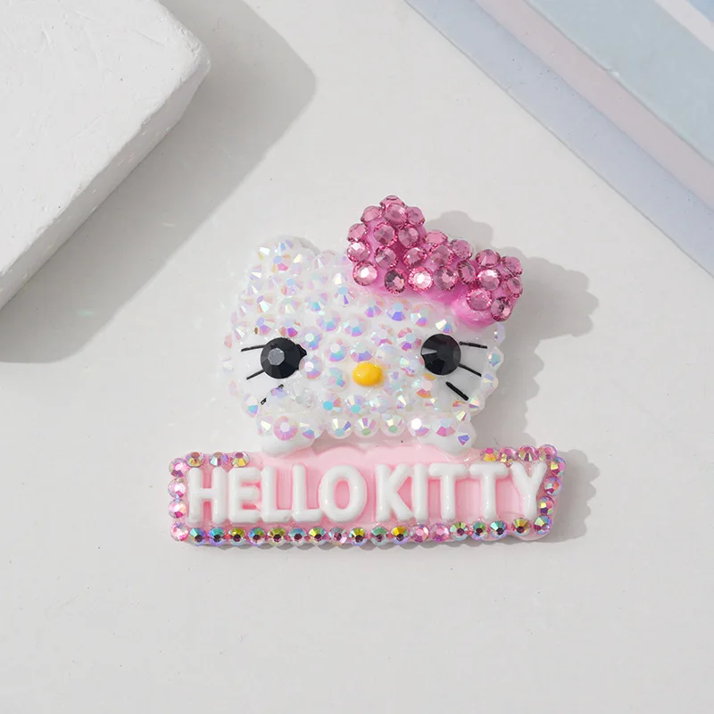 Kawaii 3d подвеска в виде груши котенка для DIY аниме Модный чехол телефона плоские задние шармы девушки милые украшения