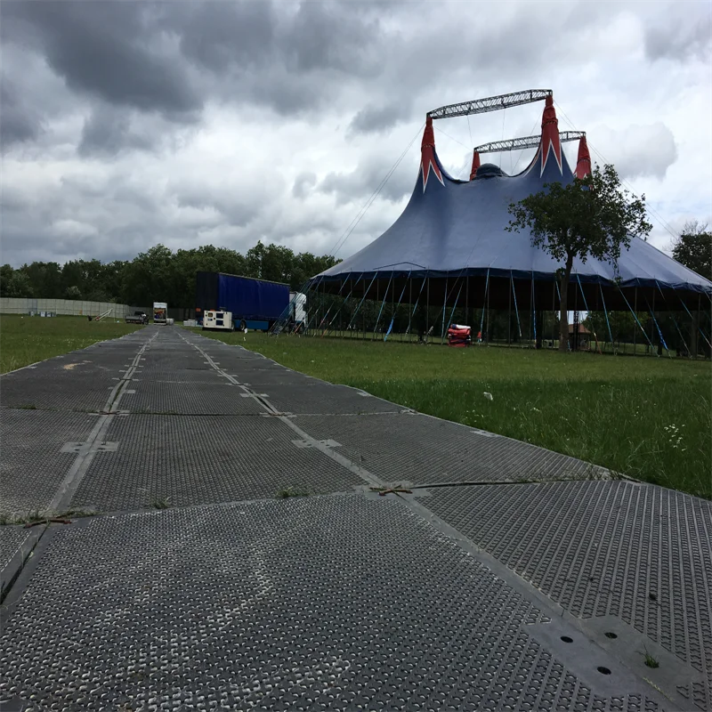 ZSPE Custom UHMW PE Thick Heavy Duty Equipment Mat Portable HDPE Plastic Digger Swamp Mats For Excavators