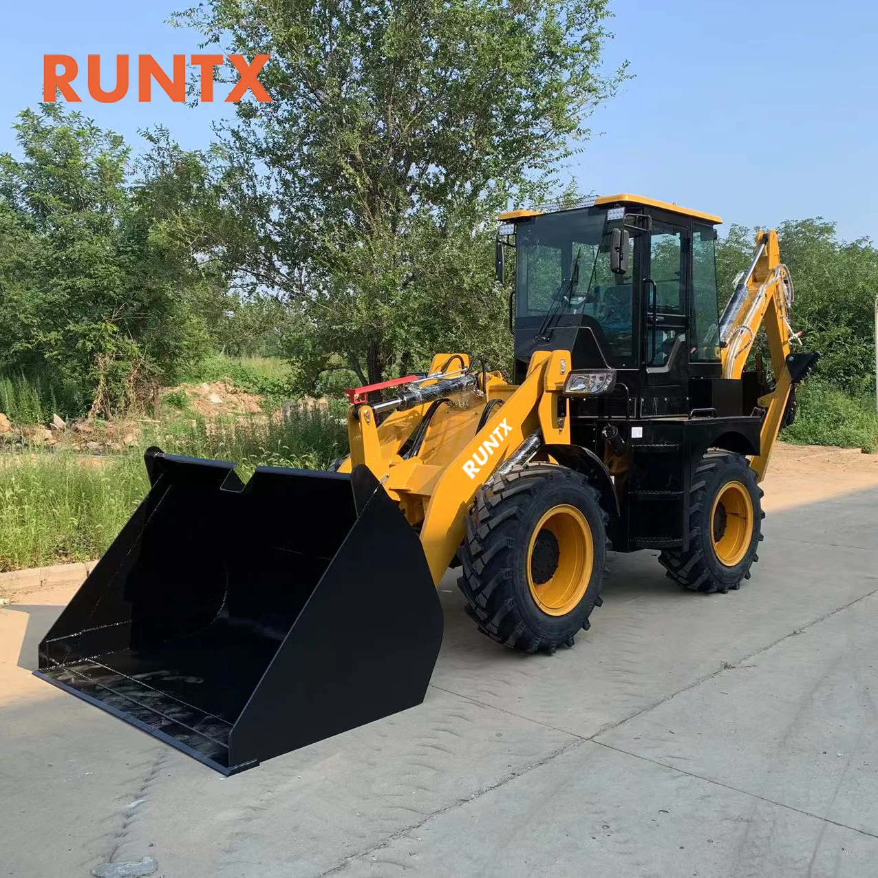 2024 NEW small Backhoe loader 4x4 front backhoe Loader