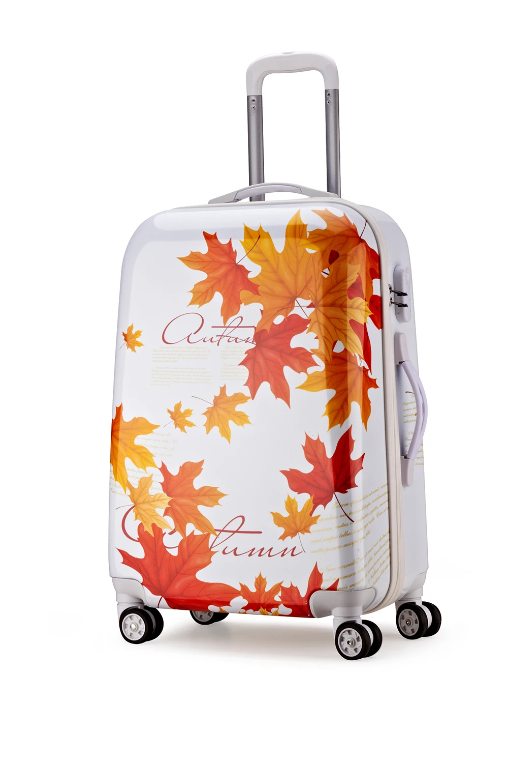 Wholesale Cute Cartoon Hard Shell Sit Kid Safety Spinner Unisex Full Print ABC PC Suitcase Luggage