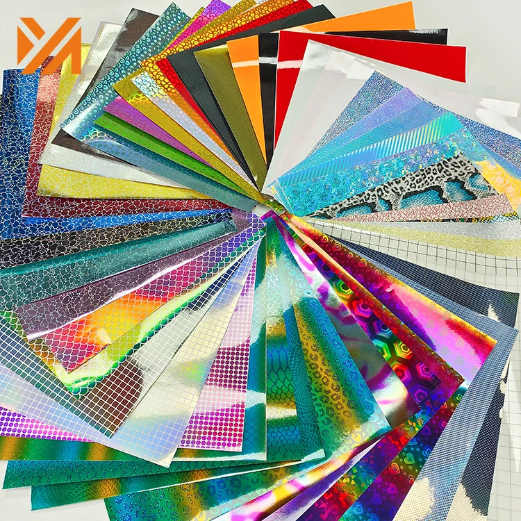 Diy Crafts Material Color Changing Holographic Vinyl Stickers For Any Cutting Machine Plotter Cup Decoration