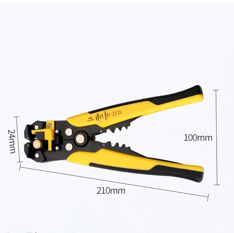 Canpro Multi-function Max 6mm 2 Strip Cut Crimp Cable Wire Stripper Manuals Electrician Pliers