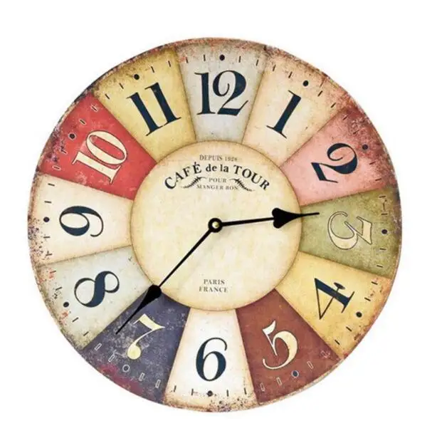 12 дюймов OEM европейские изготовленные на заказ Современное украшение для дома, деревянные настенные часы для гостиной Seina kell