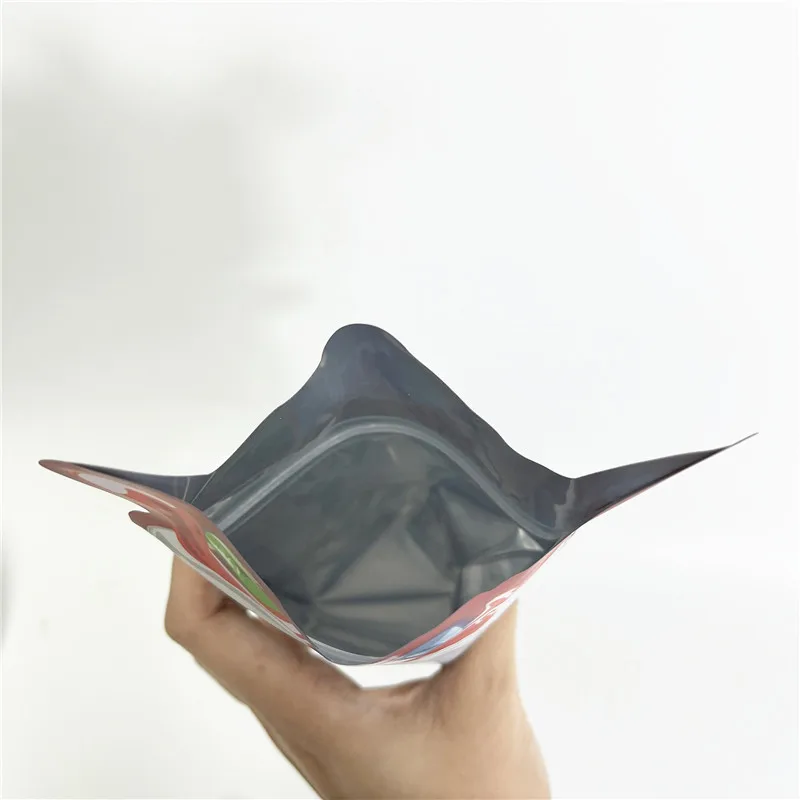 Special shape plastic die cut mylar bags custom design 3.5g smell proof ziplock bag