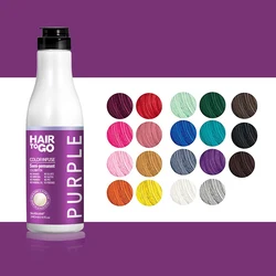 100 Moq Private Label Multi Color Hair Dye Semi Permanent Ammonia Free Black Blue Purple Hair Color Shampoo