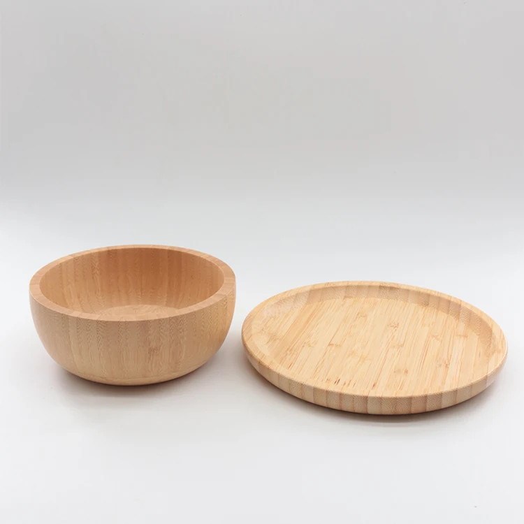 ESTICK Plates Basket Mini Wooden Coconut Biodegradable 32Oz Disposable 11 Inch Thin Bamboo Bowl For Serving Snacks