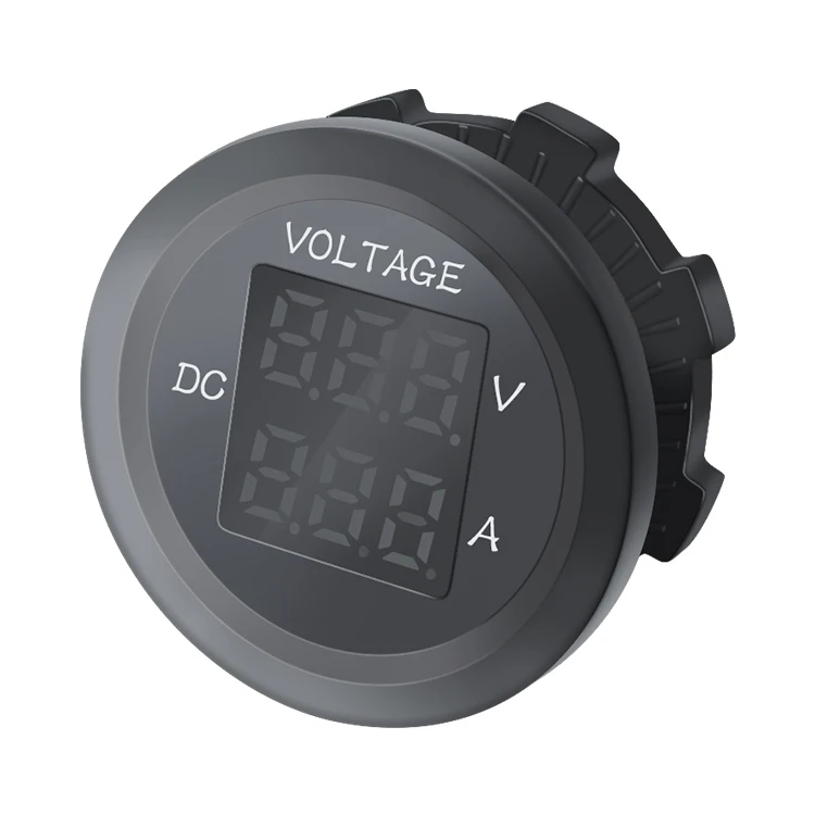 A47 DC 12V 24V LED Voltage Meter Digital Voltmeter Ammeter
