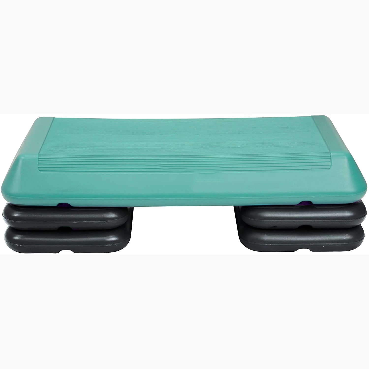 FANDING 43' Aerobic Step Platforms with Adjustable 4 Risers Trainer Stepper for Adults Fitness and Cardio Strength Training