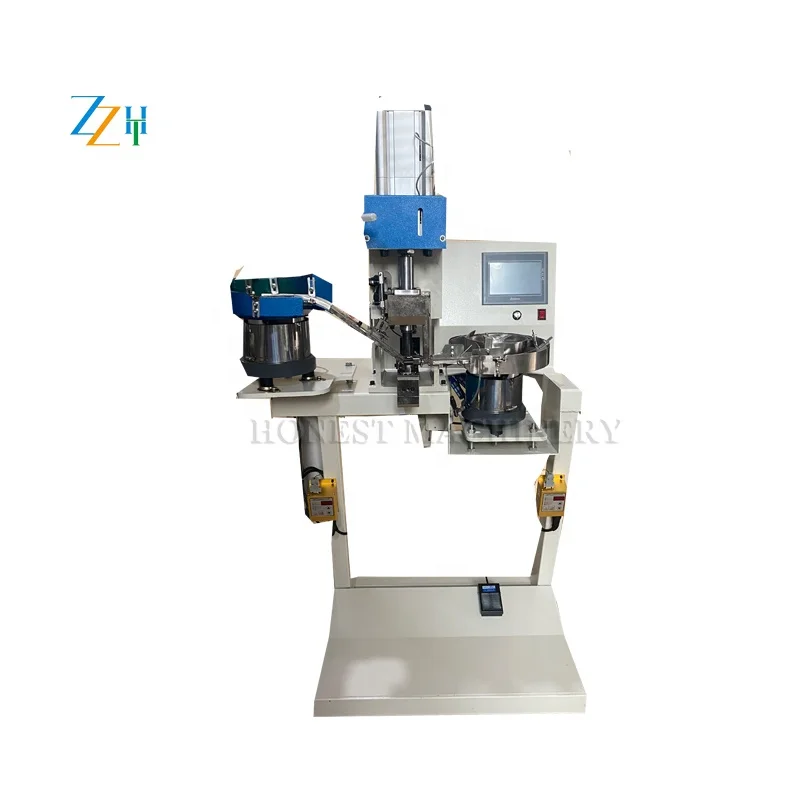 High Output Automatic Jeans Button Making Machine / Jeans Button Making Machine / Cloth Button Making Machine