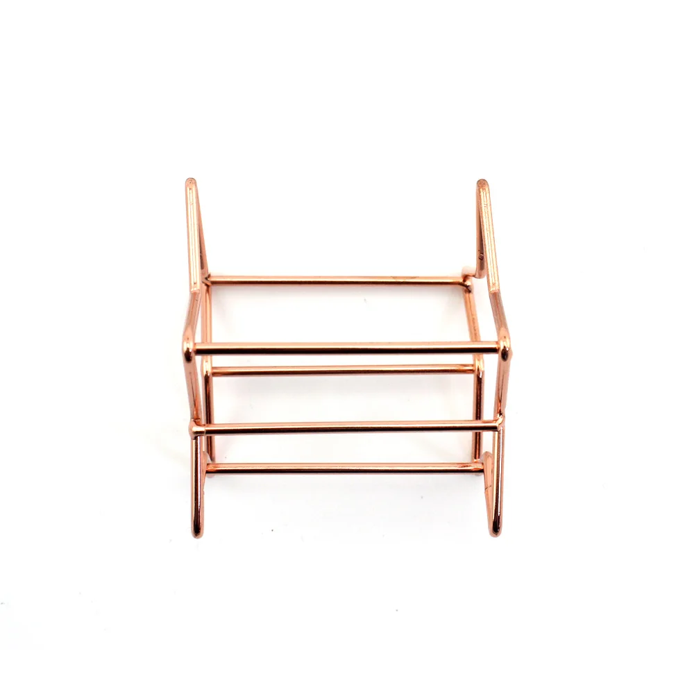 Metal Rose Gold Star shape Beauty Sponge Holder  Display Stand for Dresser  Vanity