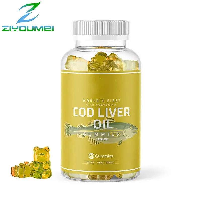 Private Lagel Gmp Factory Multivitamin Arthritis Supplements Vegetarian 1000Mg Liquid Cod Liver Oil Gummies From China
