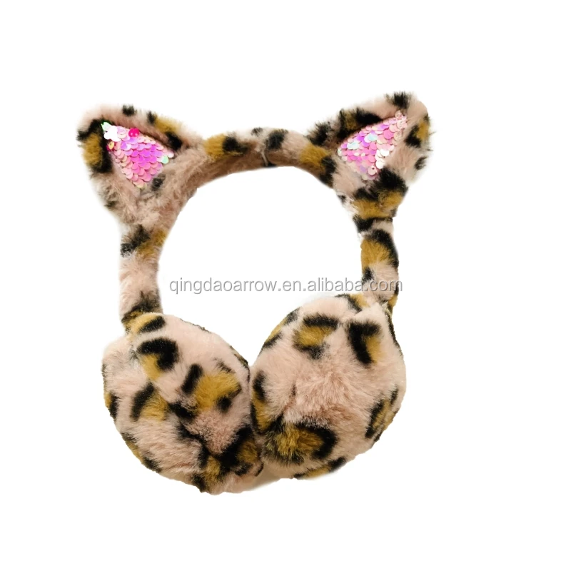 Creative fox girls warmers plush winter windproof earmuff for kids Winter Earmuffs