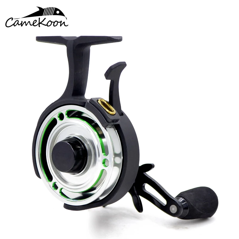 
FL501 Underspin 2.5:1 Ice Fishing Reel 3+1BB Ball Bearings Metal Handbrake Raft fishing Reels 
