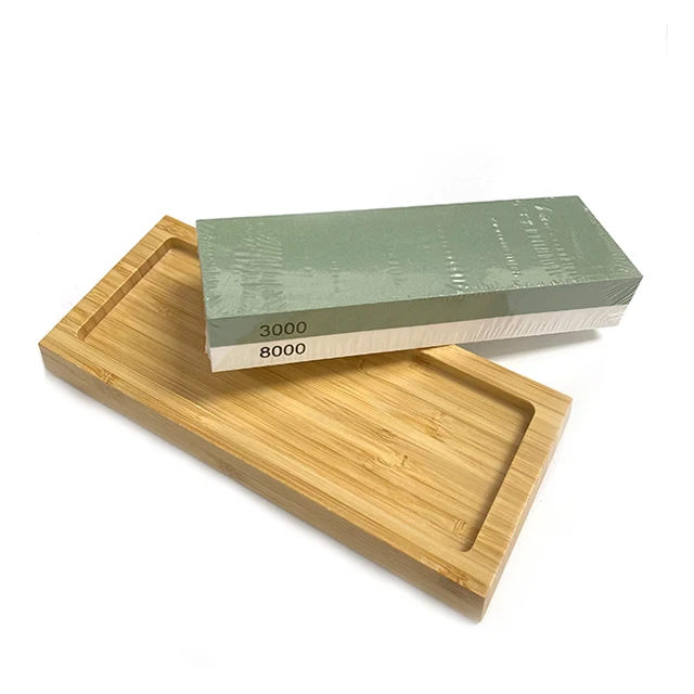 High Quality 4 Stage Whetstone Knife Sharpener Stone Kit 2 Side Grit 400/1000 3000/8000- Sharpening Stone Set