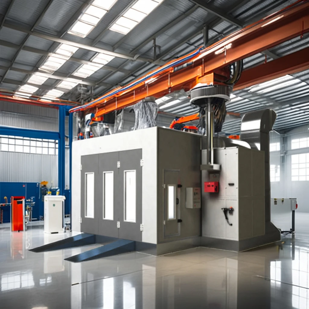 Car oven spray booth baking Heated paint oven Mobile spray booth car painting