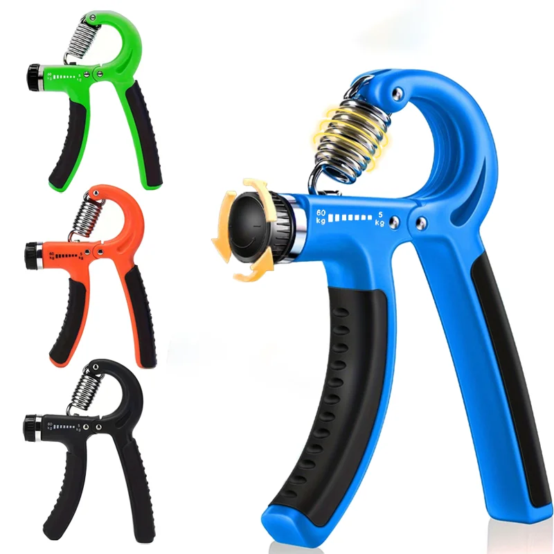 Adjustable Resistance Hand Grip Strengthener Non-Slip Forearm Exerciser for Arms Muscle Building and Injury Recovery