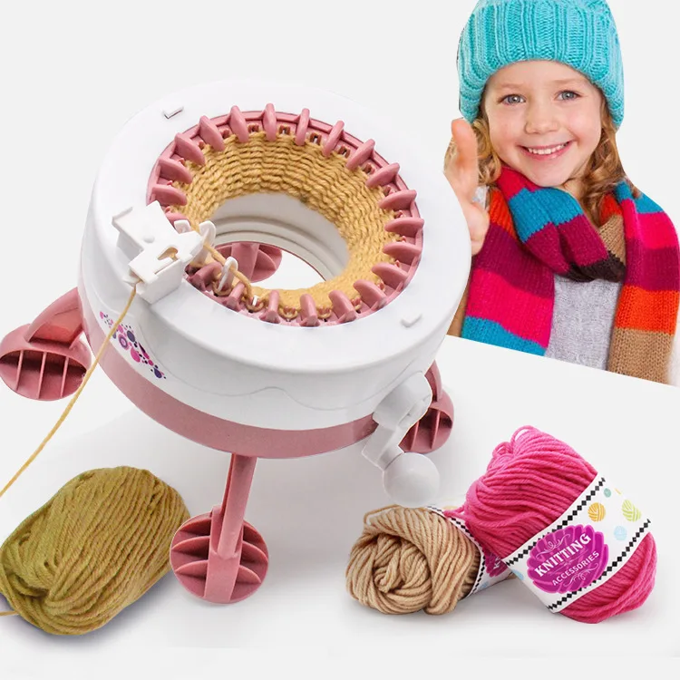 Hot Selling Small Diy Sweater Circular Knitting Machine 22 Needles Star Cylindrical Wool Knitting Machine