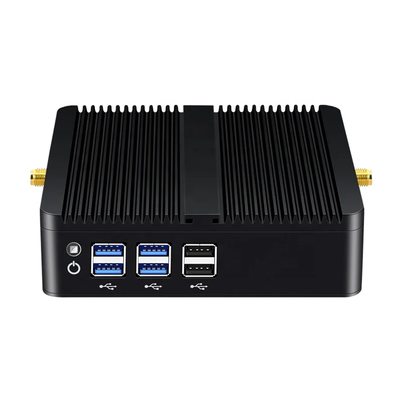 Hot sale In-tel Ce-leron Processor i5 4200U i7 4500U desktop computer box win10 8GB Ram mSATA  Fanless embedded  mini PC