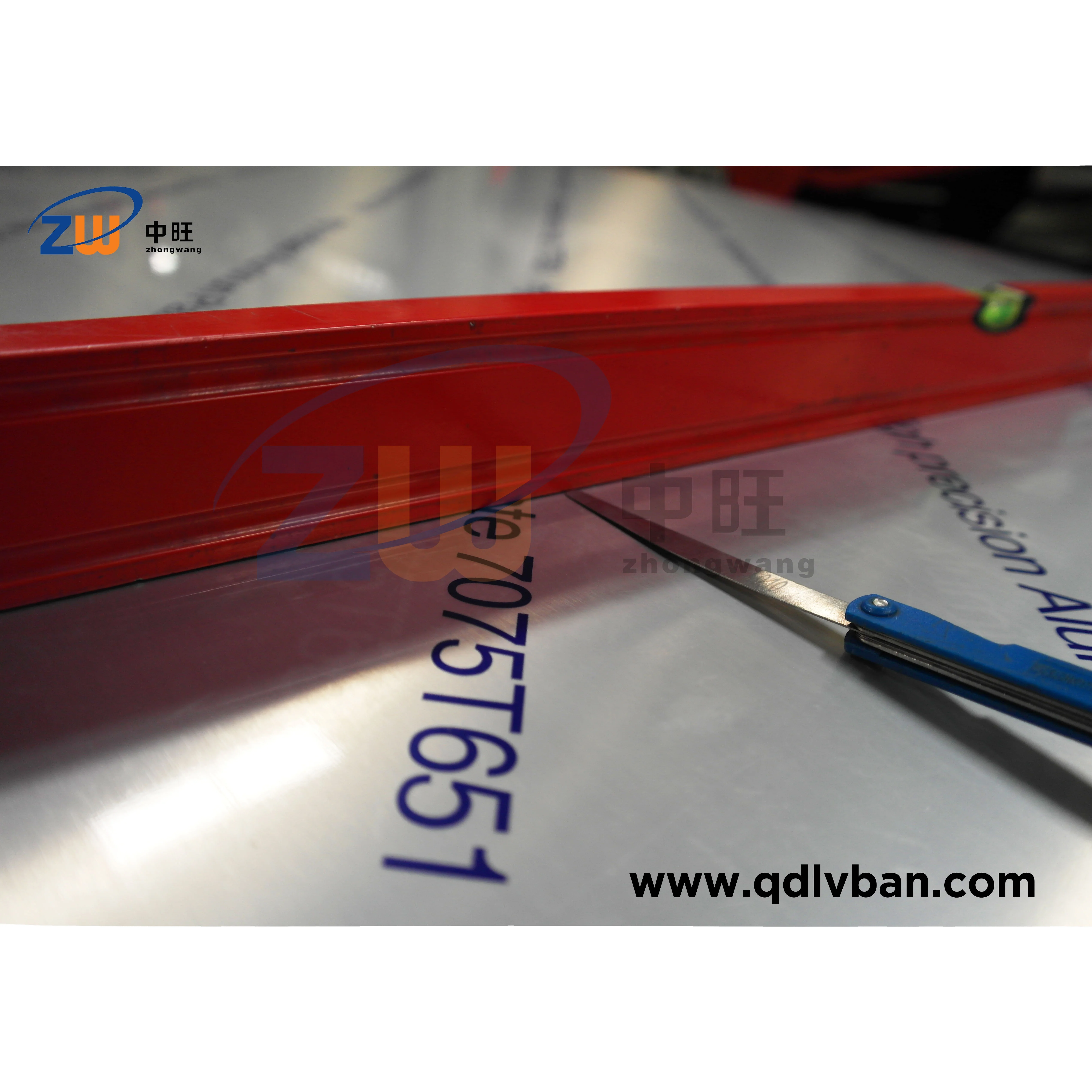 High Hardness Customized T6 T651 Ultra Flat Aluminum Plate For Aircraft