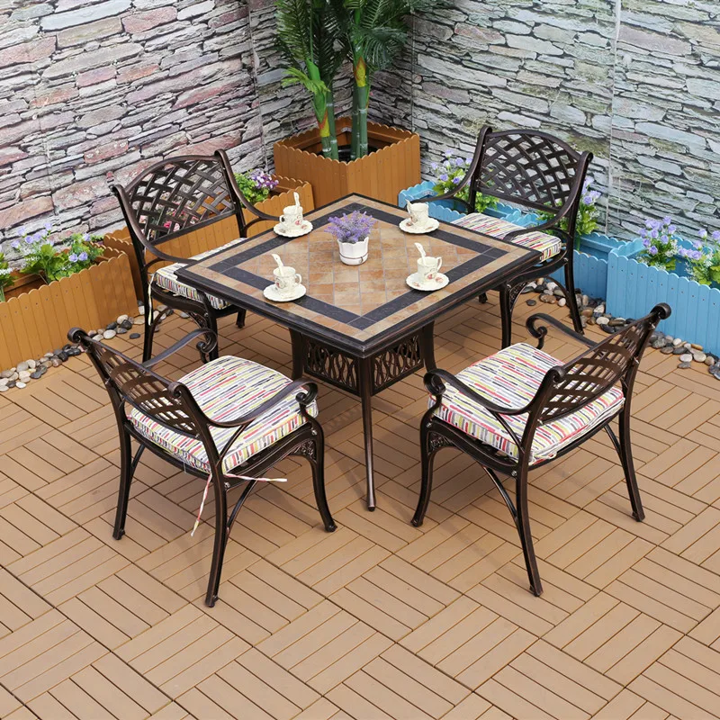 Aluminum Leg Chair Plant Bench Outdoor Rest Chairs