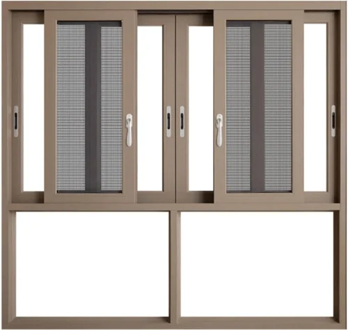 Aluminium tempered glass windows wholesale double glass waterproof aluminium sliding window