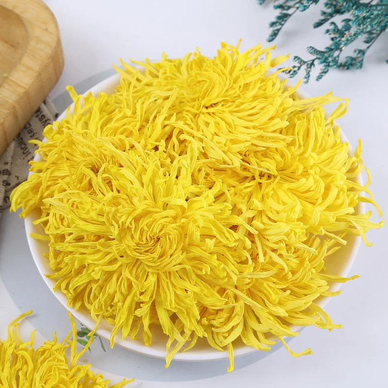 Base for Wholesale Huangshan Golden Chrysanthemum Big Bulk Golden Chrysanthemum Tea New Goods Golden