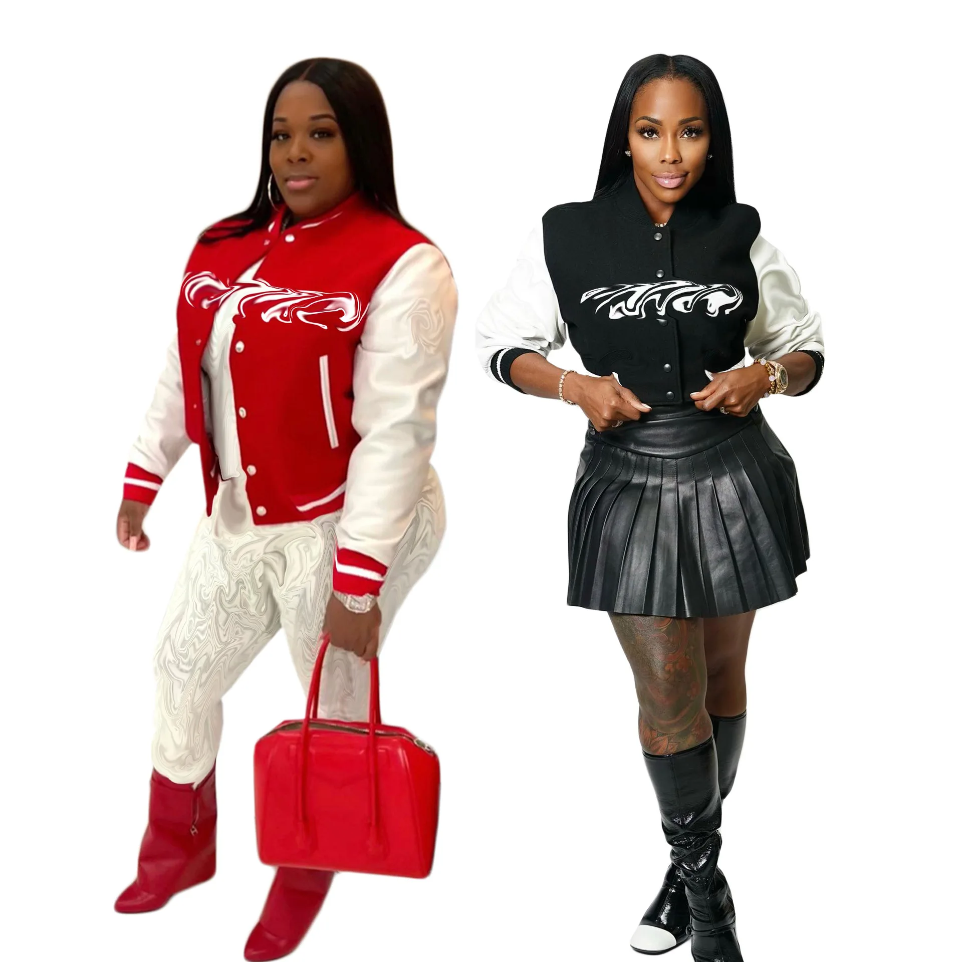 New fashionable designer clothing fashion casual baseball  jacket winter long sleeves embroidery dragon and phoenix large jacket