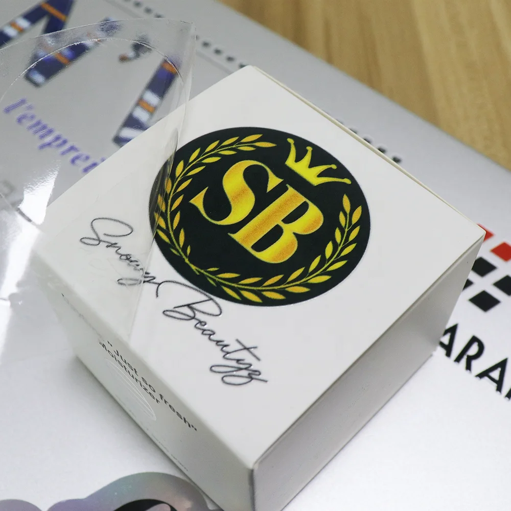 Custom Printing Design Logo Brand  3D Logo Transfer DTF Film UV Sticker