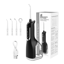 2023 New IPX7 Waterproof Type C Charging Custom Logo Portable Water Flosser Cordless Dental Oral Irrigator Water Flosser