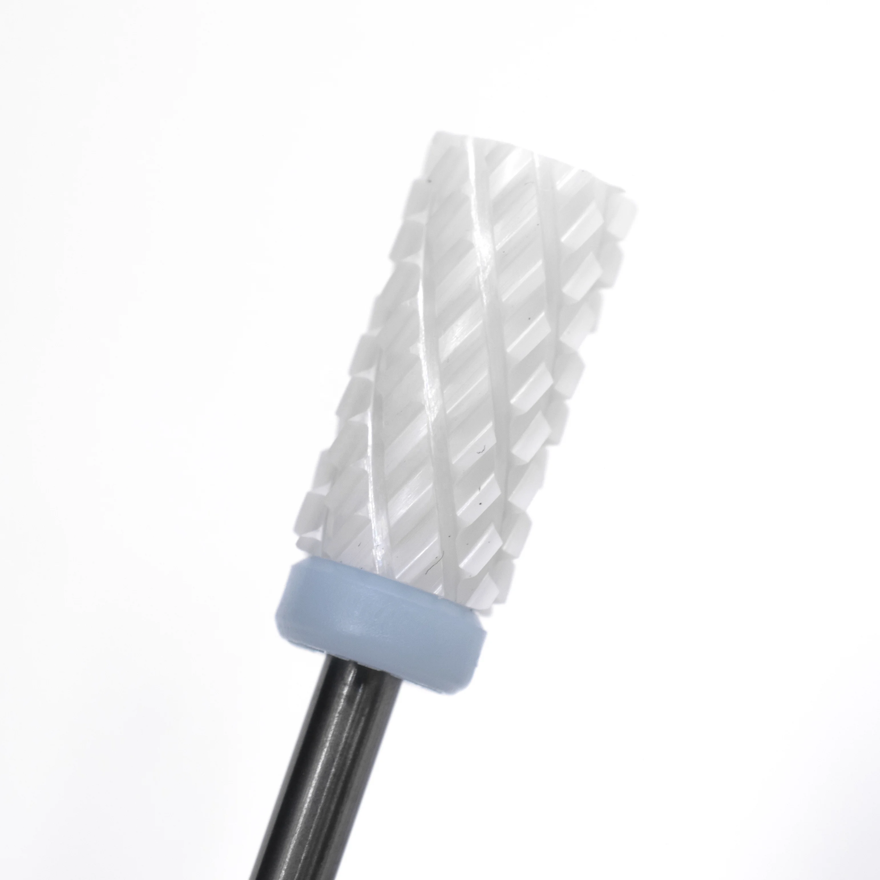 Blue Ceramic Barrel Bit Medium Fine Coarse E-File Nail Drill Bit