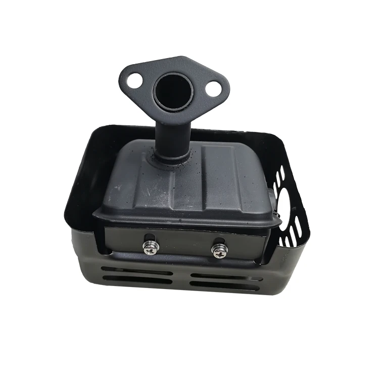 sales customized muffler 168 188 silencer with black color gas diesel engine parts