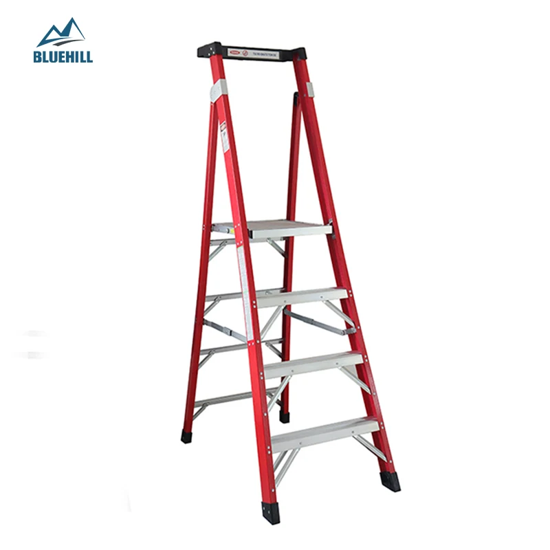 Factory suppliers high quality 7 rung balance stable and serviceable fiberglass access frp ladder rungs