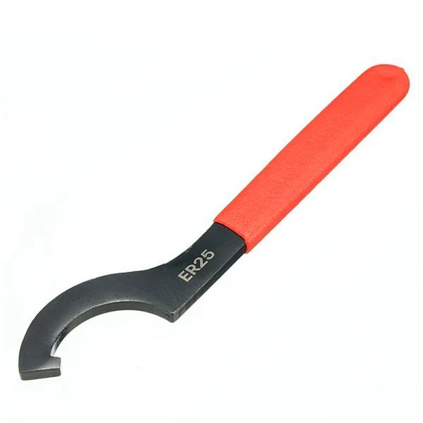 Hot Sale Um Type Collet Chuck Nut 45# Steel Er25s Custom Tools Hook Spanner