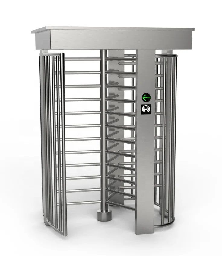 Stadium Visitor Access Control Turntile Door QR Code Coin Operated Turnstile Full Height