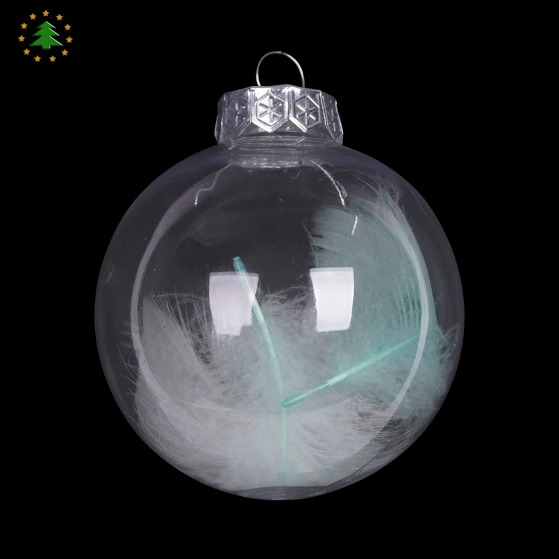 Jintai Custom Esferas Navidad&2021 Decoracion clear Transparente Ball Christmas Ball