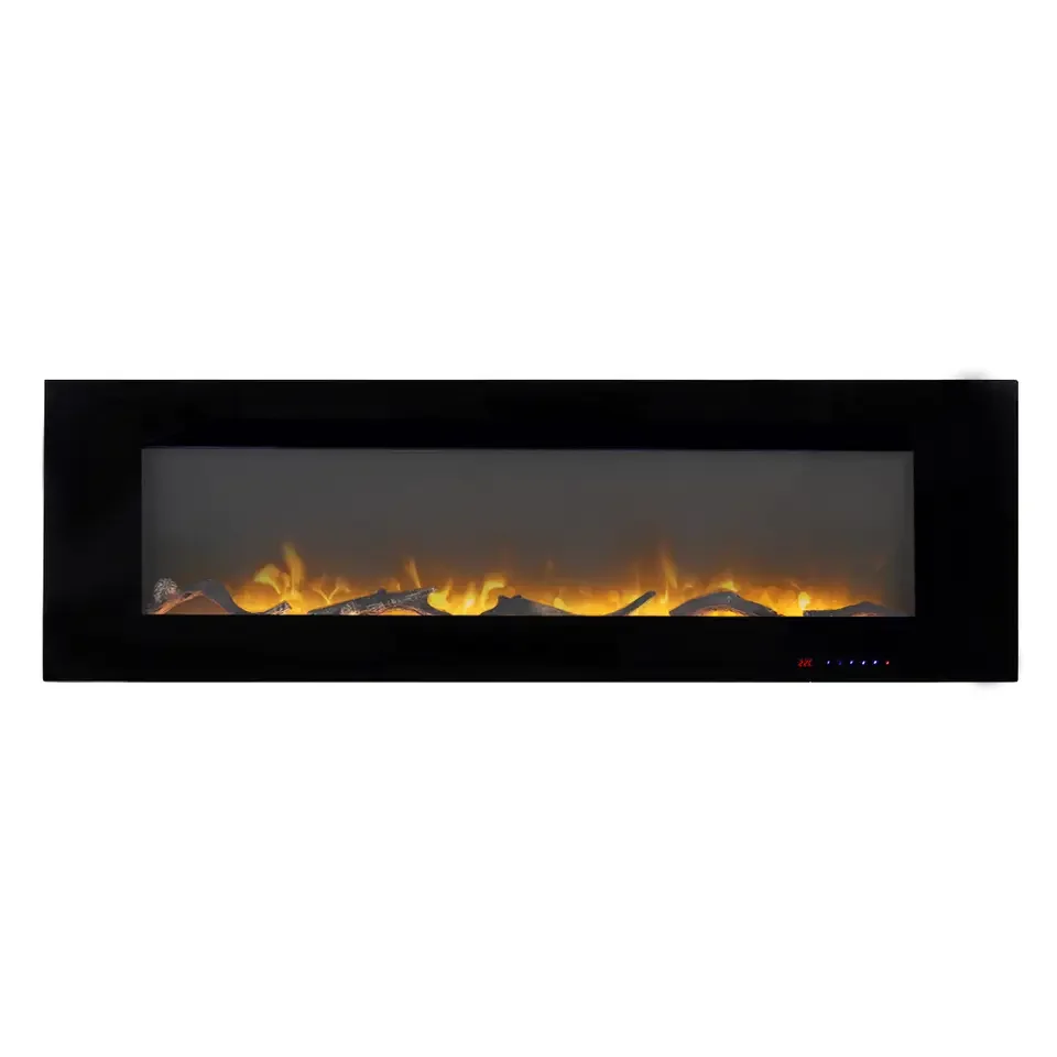 ultra slim wall mounted fireplace 24/28/36/40/48 inch best flame effect electric fire heat electric fireplaces