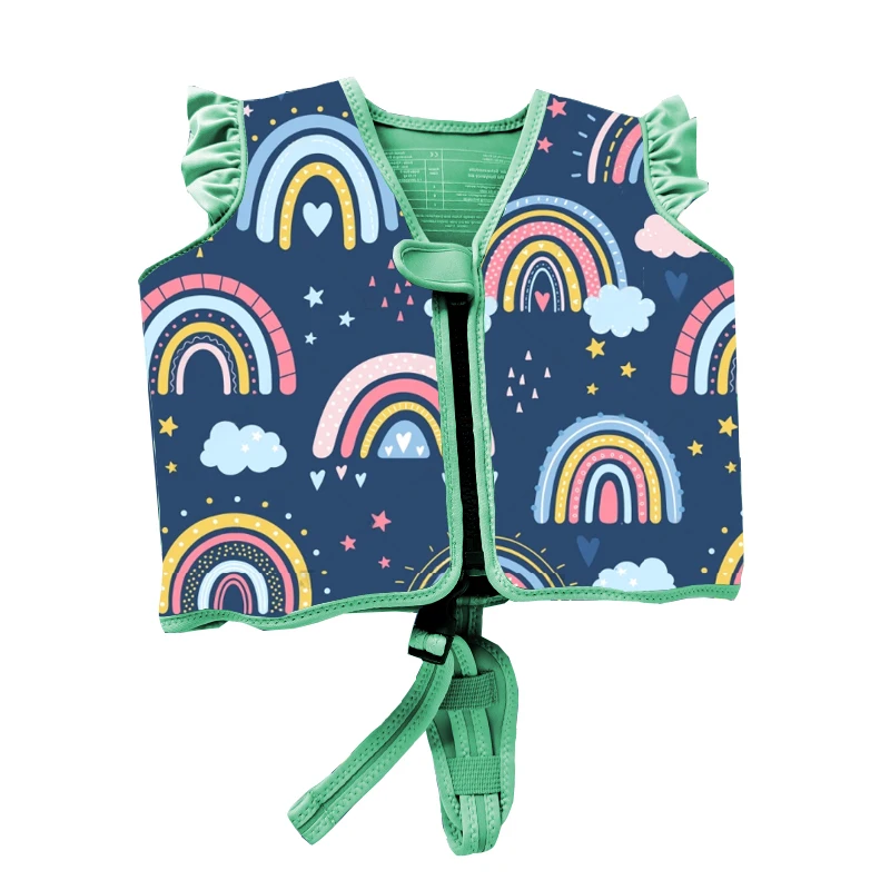 Low price kid swim suit floating life jacket a b c d baby shoulder wings  swimming vest sleeves for babies safe in swimming pool