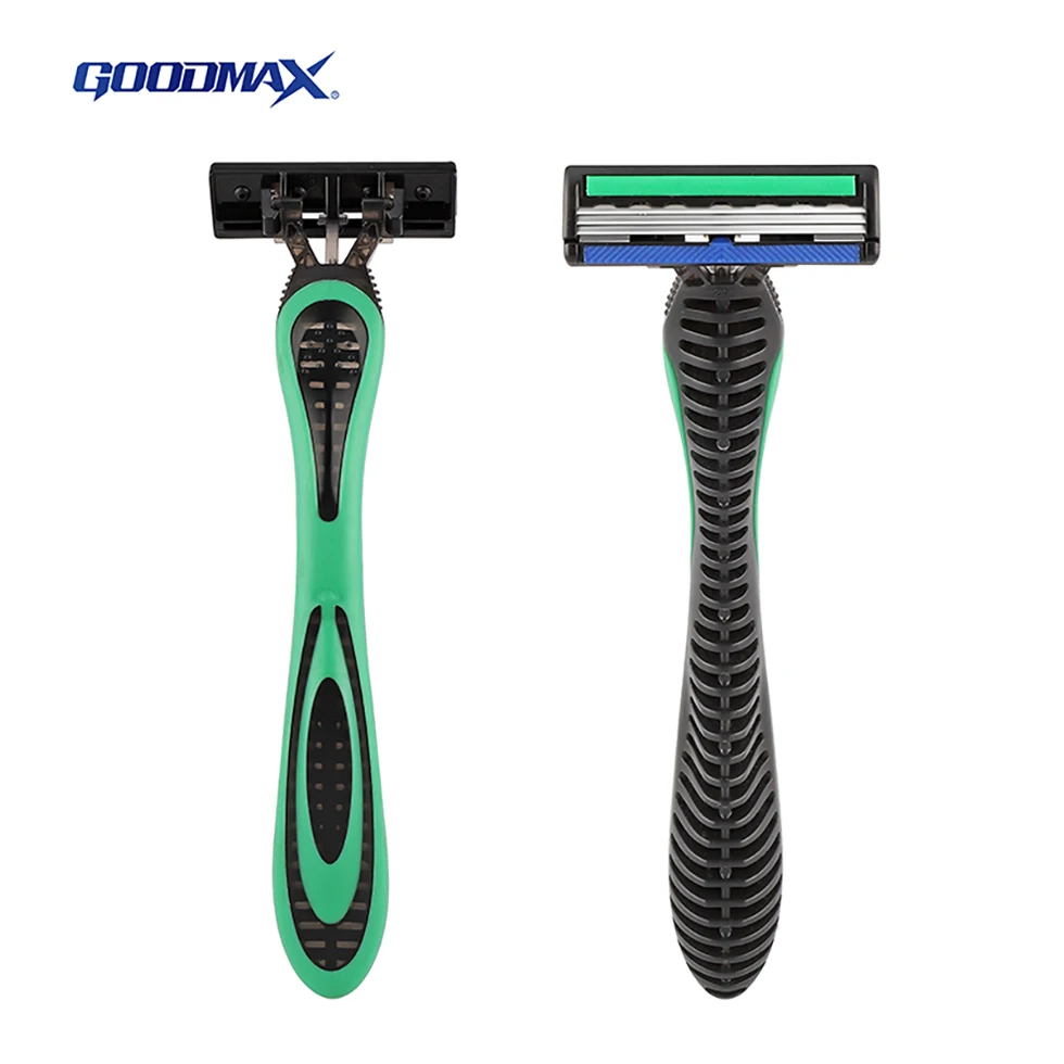 New Design Wholesale Cheap Triple Blades Razor Private Label Safety Shaving Blades Razor for Men