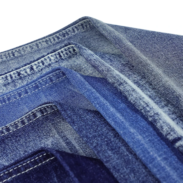 8864-9/8865 High Quality Comfortable Textiles Men Dyed Stretch Denim Jeans Fabric Denim Woven Fabric Cotton/Poly/Sp  For Ladies