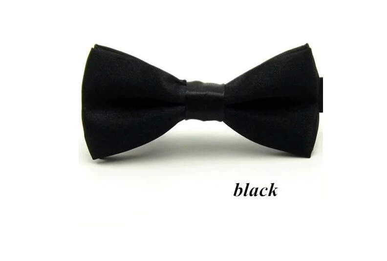 New Boys Girls School Fashion Bow tie For Kids Bowtie Solid Candy Colorful bow tie