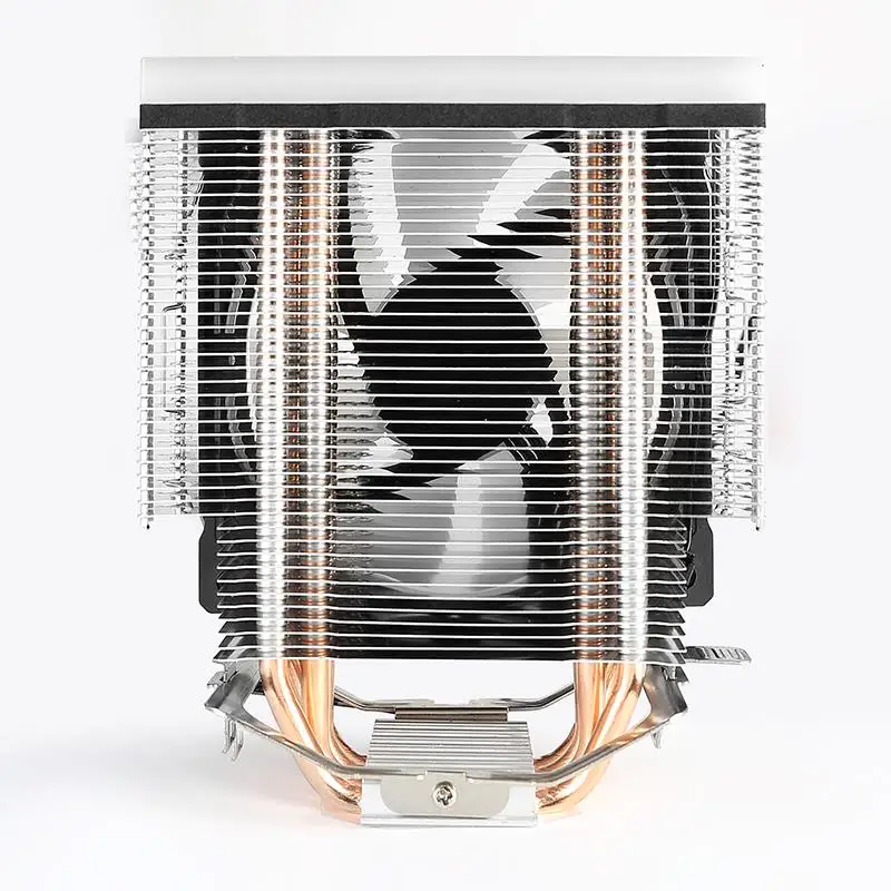  DC 12v pc computer cpu 775 1151 1150 1155 AM amd cooler heatsink radiators 2 heatpipe