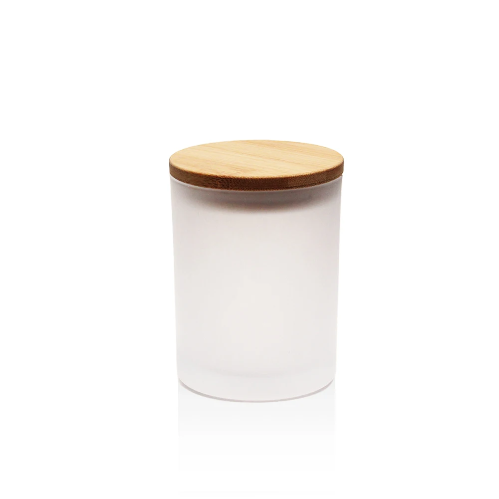 Custom Logo Luxury 6oz 8oz10oz13oz 18oz 25oz Wide Mouth Small Large Glass Candle Jars With Lids