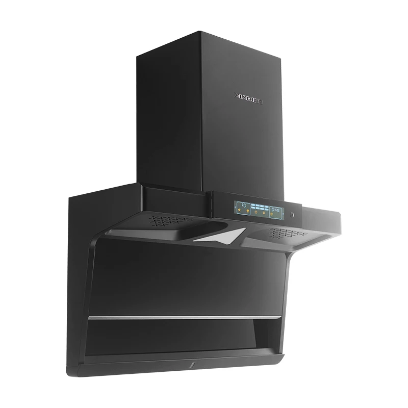 Home kitchen appliances range hood electric cooker hood voice control 7 shape range hood