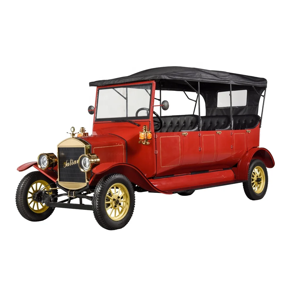 Chinese pure handmade 5 passenger private electric golf trolley tourist sightseeing car