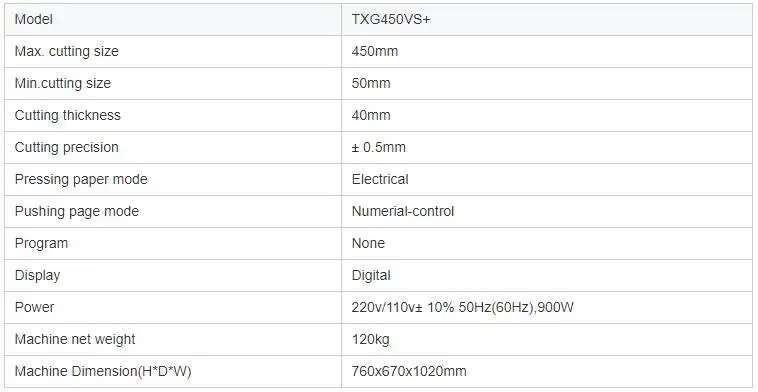 Hot selling Heavy Duty Guillotine 450 Automatic Electric Paper Cutter A3 A4 Book Shear Cutting Machine