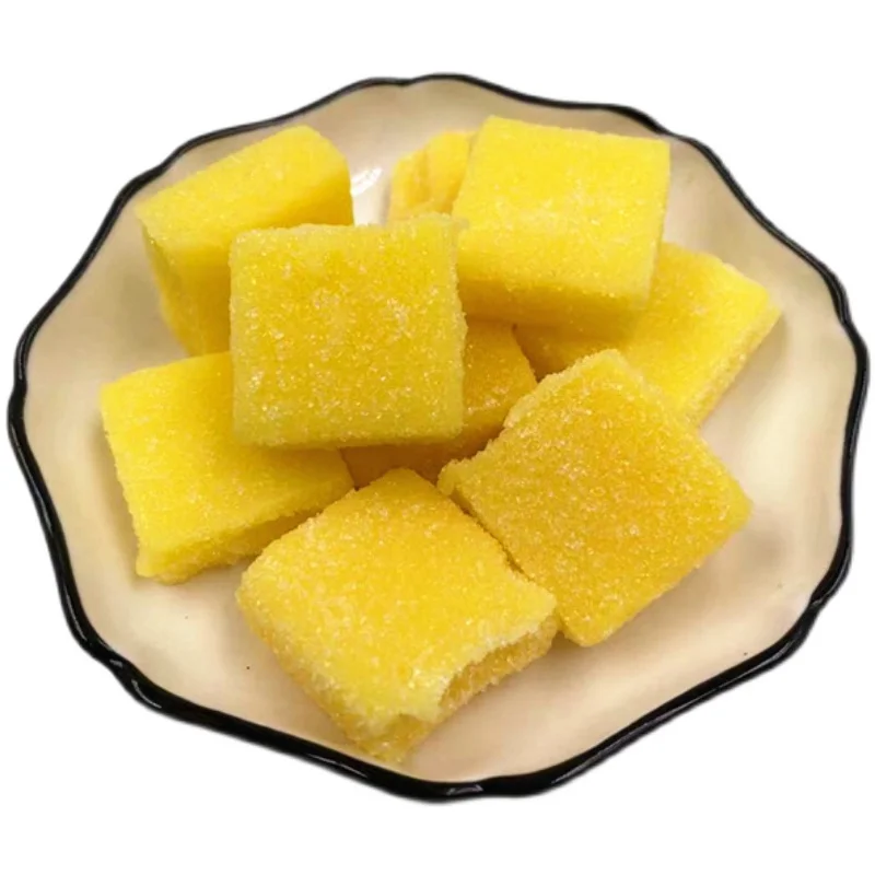 Export Best-selling product Durian Thai-flavor candy assorted fruit cube fudge Durian Soft Candy